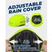 Victgoal Waterproof Bicycle Helmet Rain Cover - Neon Yellow with Reflectors | Unisex Elastic Cap for Ultimate Protection - Buy Online on GoSupps.com