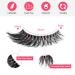 MilyBest A-Foxy Cat Eye False Eyelashes 10 Pairs - Wispy Faux Mink Lashes with Clear Band for Natural Look | 16MM - Buy Online on GoSupps.com