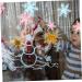 Cabilock 3D Snowflake Pendant 4 Sets 3D Snowflake Charm Christmas Snowflake Pendant Holiday Bunting Garland New Paper Large Pack - Buy Online on GoSupps.com