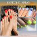 Ranrose Clear False Toenail Tips - 120Pcs Full Cover Soft Gel Matte Fake Toenail Tips - Short Square ToeNail Tips - Salon Quality Press On Toenails - 12 Sizes - Buy Online on GoSupps.com