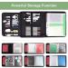 Craft Organizer Binder with Magnetic Sheets - Stamp and Die Cut Storage for Scarpbooking Supplies - 2x12.5x10 - Includes 1 Bag and 14 Accessories - Buy Online on GoSupps.com