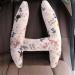 NICEYEA H-Shaped Car Seat Head Support Pillow for Kids & Adults - Pink - Buy Online on GoSupps.com