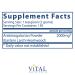 Vital Nutrients Arabinogalactan Powder 300g - Gastrointestinal, Liver & Immune Support - Vegetarian Formula - Buy Online on GoSupps.com