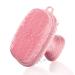 Silicone sabs for men and women Face cleaning brush silicone face washing brush manually waterproof cleaning skin care facial brushes for cleaning and peeling (pink)