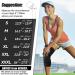 NEENCA 2 Pack Knee Braces with Strap - Professional Knee Compression Sleeves for Pain Relief & Injury Recovery - Large Size, Black (2 Pack) - Buy Online on GoSupps.com