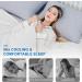 HOMFINE Cooling Pillow Cover Set (2) - 40x80 Kuhlmatte for Night Sweats Soft Side Sleeper Cushion Double-Sided ARC Chill Fiber Perfect for Summer - Blue - Buy Online on GoSupps.com