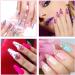 MAGIC ARMOR 10pcs Double Ended Nail Art Brushes with Dotting Tools - Nail Salon Quality Poly Extension Gel Builder Brush Set for DIY Nail Design - Buy Online on GoSupps.com