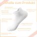 Yamitora 5 Pairs Sneaker Socks for Men & Women (Sizes 37-42) - Cotton Sports & Running Socks for Leisure - White - Buy Online on GoSupps.com