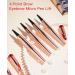 Natural Looking Eyebrow Pencil Microblading Pen - Long-Lasting & Waterproof - 4 Point Eyebrow Pen for Eye Makeup - Portable Microblading Eyebrow Hair in 1 Light Brown - Buy Online on GoSupps.com