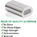 OROOTL Fishing Crimp Sleeves Kit - 600pcs Assorted Aluminum Sleeves for Fishing Line Rigging - Buy Online on GoSupps.com