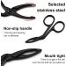 Luckxing Stainless Steel Eyebrow Tweezers & Scissors - Professional Makeup Tools for Perfect Eyebrows - Buy Online on GoSupps.com