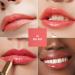 Oulac Coral Peach Moisturising Lipstick: Hydrating Lip Balm for Dry Lips - Juicy Glossy Finish, Vegan & Cruelty-Free (04) - Buy Online on GoSupps.com