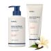 KUNDAL Rich Soymilk Creamy Body Care Set Body Wash16.9 oz + Body Cream 6.76oz - Mellow Vanilla
