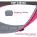 Joytale Softly Padded Neoprene Dog Collar for Medium Dogs - Reflective Wide Nylon Collar in Bright Pink (1 Pack) - International Shipping Available - Buy Online on GoSupps.com