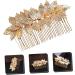 Angoily Hair Comb Hair Accessory for Girls Hair Topper Hair Jewels for Women Gold Headband Flower Hair Accessories Golden Flower Girl Headpieces for Wedding Tiara Hair up Crown Alloy Bride - Buy Online on GoSupps.com