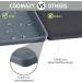Coomazy Silicone Pet Feeding Mat - Waterproof, Raised Edges, Non-Slip Bowl Tray - Grey, M Size 48x30cm - Buy Online on GoSupps.com