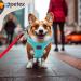 Petex Dog Harness for Small & Medium Dogs - TUV Tested Made in Europe Breathable & Reflective Puppy Dishes with Air Mesh - Baby Blue 2XS - Buy Online on GoSupps.com