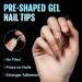 Tomicca 240 pcs Square Nail Tips - Medium Gel Nail Extensions for DIY Nail Art | 12 Sizes Artificial Nails | Hematt Quality - Buy Online on GoSupps.com