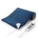 Heating pillows with automatic switch -off electrical heat pillow 30 x 60cm for back shoulder neck and temperature adjustment in 6 fast heating technology overheating protection blue