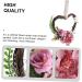 Zerodeko 4 Pcs Para De Mujer Interior Home Decoration Simulation Wreath Wicker Garland Christmas Rattan Wreaths Floral Wreath Heart Shape Garland Wedding Wooden Artificial Flower Car Door - Buy Online on GoSupps.com