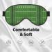 Shop Double-Sided Eye Mask | Unisex American Football Field Sleep Shade | Comfortable Sleeping Mask for Better Sleep - Buy Online on GoSupps.com
