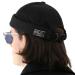 UNDERCONTROL Brimless Sailor Fisherman Leon Hat Rolled Cuff Harbour No Visor Miki Skull Docker Beanie Cap for Men & Women Black