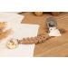Personalized AngelicArt Macrame Pacifier Chain - Engraved Names for Babies - Flower Designs - Ideal for Boys & Girls (Brown) - Buy Online on GoSupps.com