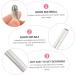 OHPHCALL double head tattoo pen eyebrow microblading pen tattooing eyebrow pen eyebrow pencil manual 1 count (Pack of 1) Silver - Buy Online on GoSupps.com