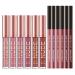 12PC Lipstick Makeup Set - 6 Velvety Matte Liquid Lipsticks & 6 Lip Pencils | Waterproof Gift Kit - Buy Online on GoSupps.com