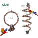 Aedcbaide Bird Parrots Toys 2 Pack Parakeet Parrot Swing Chewing Hanging Toys with Bell 59inch Bird Cotton Rope and 7Inch Diameter Bird Hanging Swing for Budgie Cockatiels Conures Finches - Buy Online on GoSupps.com