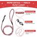 Petom Flower Pattern Cat Dishes & Adjustable Leash Set for Small to Medium Cats (S Red) - Perfect Cat Accessories for International Shipping - Buy Online on GoSupps.com
