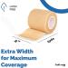 Brown 2 Inch Self Adhesive Bandage Wrap - 5 Yards Cohesive Tape for Sports | 12 Pack Non-Woven Athletic Tape for Wrists, Knees, and Ankles - Buy Online on GoSupps.com