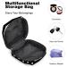 GIAPB Period Bag - Sanitary Napkin & Makeup Storage Pouch, Black American Flag Design | 1754 - Buy Online on GoSupps.com
