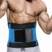SYXUPAP Back Support Belt for Men and Women Lumbar Support for Lower Back Pain Relief and Injury Prevention Dual Adjustable Perfect Fit Blue XL