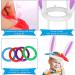 Easter Inflatable Bunny Ring Toss Game - 2 Sets, 8 Rings, Pump Included - Indoor & Outdoor Kids Party Game - Buy Online on GoSupps.com