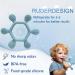 Okonkn Bei ring Baby Toys Set - BPA-Free Silicone Dental Aids for 4+ Months - 3-Piece Baby Accessories for Boys & Girls - Buy Online on GoSupps.com