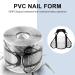 Nail Extension Sticker 500pcs/roll Nail Art Form with Good Stickiness to Fit the Shape of Finger for Making Phototherapy Nails Extended Nails - Buy Online on GoSupps.com