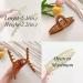 Large Butterfly Hair Claw Clips for Women - Set of 4 | Jelly Clip Hair Accessories for Long Thick Hair - Buy Online on GoSupps.com