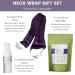 Victoria's Lavender Neck Wrap Gift Set | Lavender Bath Salts & Lotion | Spa Kit for Women | Premium Skin Care & Self-Care Products - Buy Online on GoSupps.com