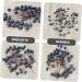 HOMSFOU 100pcs Simulation Blueberry Decoration Artificial Plants Flowers Artificial Berry Stem Embellishments for Crafting Fake Berry with Stem Fake Berry Twig Foam Christmas Small Fruit - Buy Online on GoSupps.com