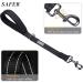 Buy Vivaglory Short Dog Leash - 46cm Training Leash for Medium & Large Dogs - Durable Black Traffic Leash - Buy Online on GoSupps.com