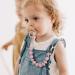 Kowlone Silicone Dummy Clip - Binky Holder for Teething Baby - Quartz Pink - Buy Online on GoSupps.com
