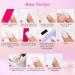 20Pcs Semi Cured Gel Nail Strips Soft Self-Adhesive Gel Nail Stickers Long-Lasting Waterproof Gel Nail Polish Wraps Salon-Quality Manicure Set for Women Girls Kids DIY Decorations - Blush Shimmer - Buy Online on GoSupps.com