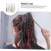 minkissy 7 Sets Colored Hair Rope Braided Hair Scrunchies Ties Ribbon Elastic Hair Ropes Hair Tinsel Ribbon for Hair Hiphop Hair Tie Braid Headdress Molding Line Hip Hop Child Polyester - Buy Online on GoSupps.com