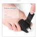 Adjustable Toe Splint for Children & Adults - Corrector Straightener Stabilizer Support Brace for Hammer Toe & Claw Fixation - Black - Buy Online on GoSupps.com