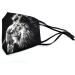 Reusable Cotton Face Mask - 2-Layer Lion Black | Washable Mouth-Nose Protection for Men & Women | Anti-Dust & Saliva Resistant - Buy Online on GoSupps.com