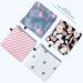 EXCEART 4Pcs Sanitary Napkin Pouch - Waterproof Zipper Tampons Collect Bags for Women - Cactus Flamingo Flower Stripe Design - Buy Online on GoSupps.com