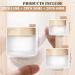 Buy Tuakimce 6-Piece Clear Matted Glass Cream Can Set - 15ml 30ml 60ml - Ideal for Lotions & Cosmetics - International Shipping Available - Buy Online on GoSupps.com