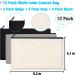 ZeeDix 12 Pieces Canvas Pencil Pouch Bulk- 8.3 x 5 inches Blank DIY Craft Bag Canvas Zipper Bags Pen Case Multipurpose Cosmetic Bag Canvas Makeup Bag Travel Toiletry Bag for Storage(Black+Grey+Beige) 12pcs multi-color bags - Buy Online on GoSupps.com