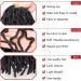Xtrend 6 Packs 12 Inch Natural Black Nu Faux Locs Crochet Braids Hair Synthetic Pre Looped Soft Dreadslocks Braiding Hair Fashion Short Goddess Faux Locs Curly Wavy Hair Extensions 18strands/pack 1B# 12 Inch (Pack of 6) 1B# - Buy Online on GoSupps.com